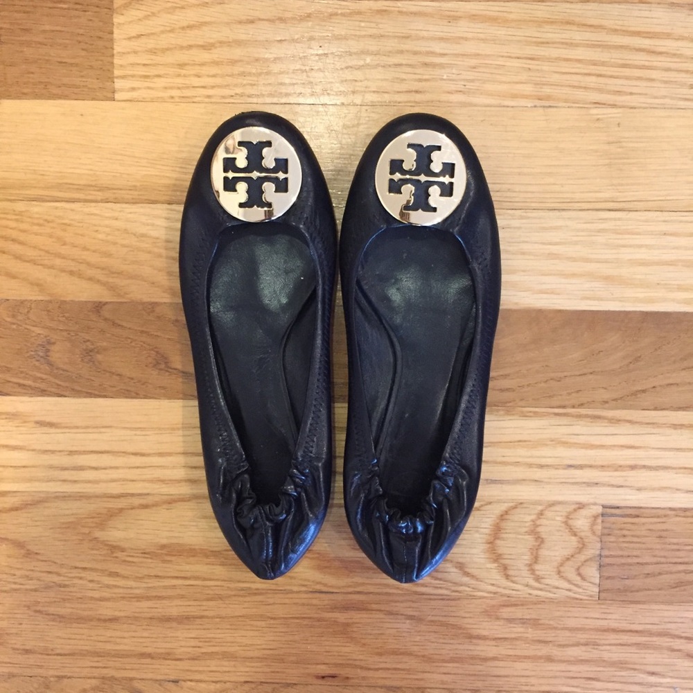Tory Burch Minnie Travel Logo Ballerina Flat
